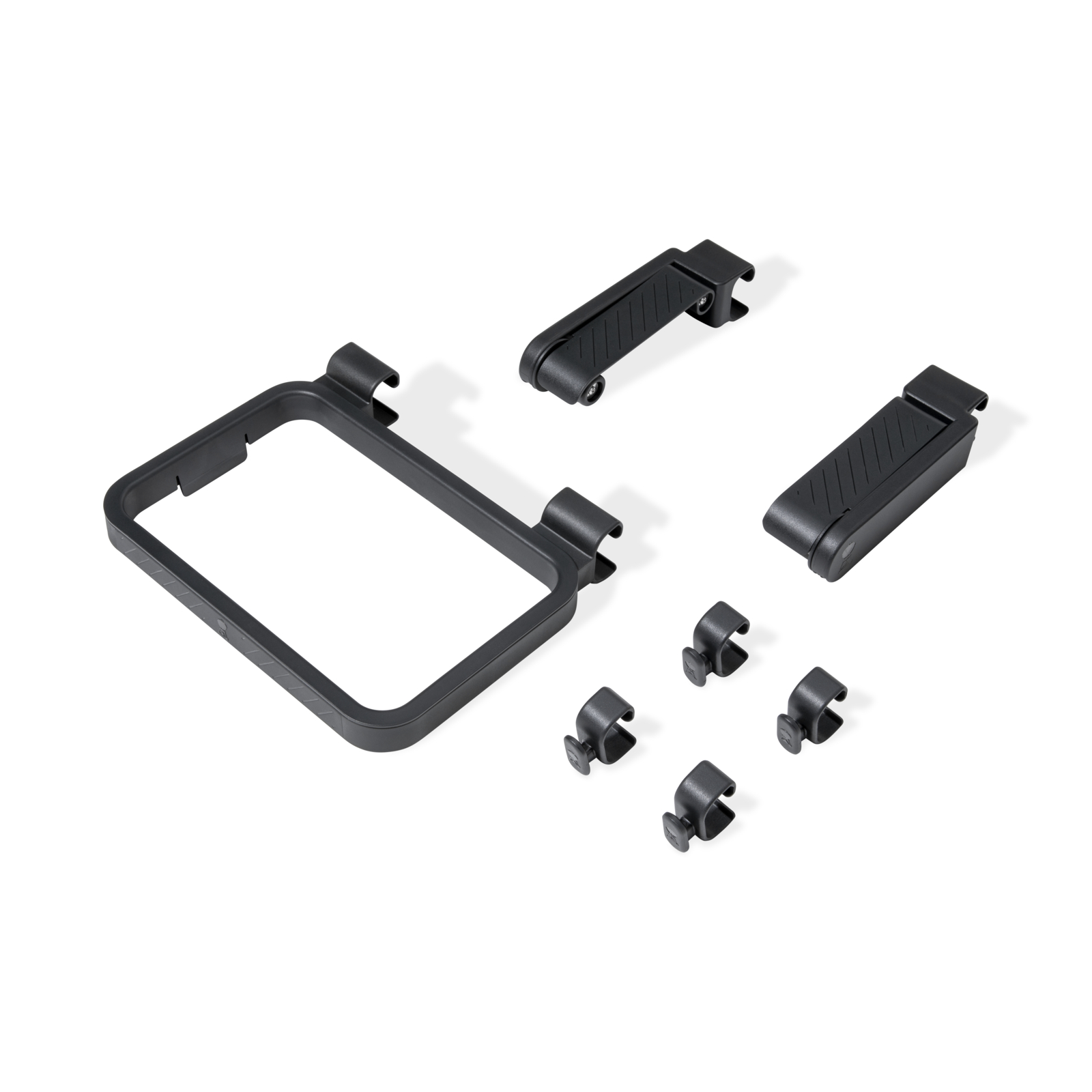 Weber WORKS Organizer-Set - Mülltütenhalter, Küchenrollenhalter und 4 Besteckhaken 3400106