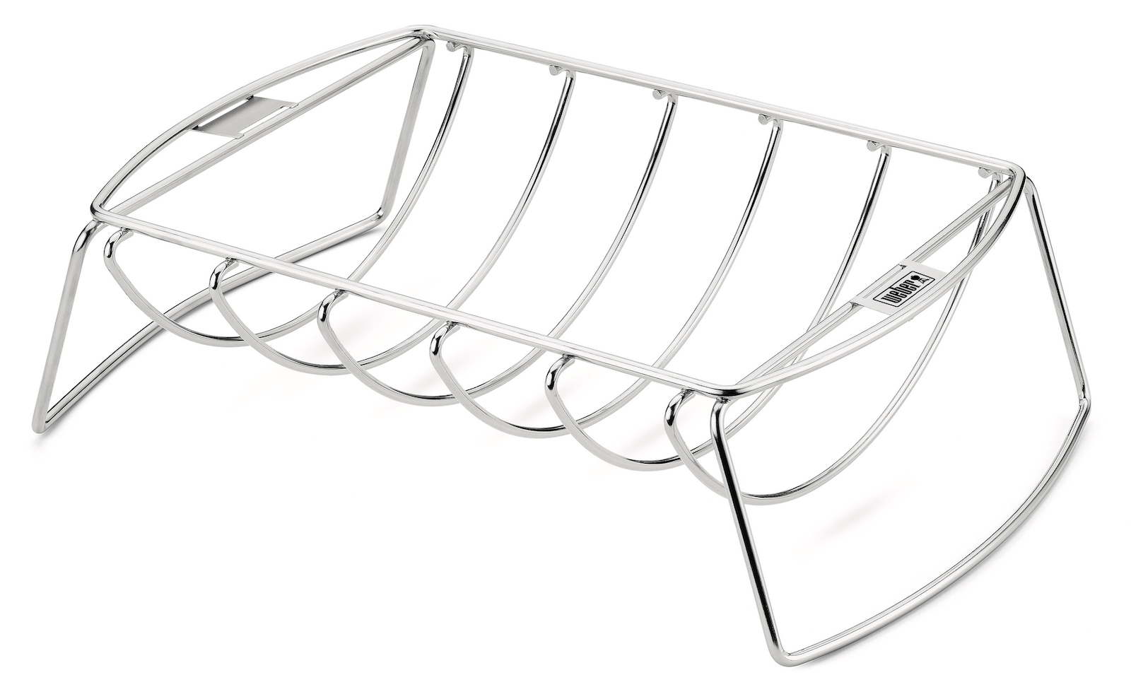 Weber Premium Spare-Rib-Halter & Bratenkorb für Grills ab 57 cm und ab Q 3000