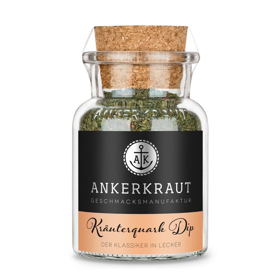 Ankerkraut Kräuterquark Dip Gewürzmischung Korkenglas 55 g Quarkgewürz