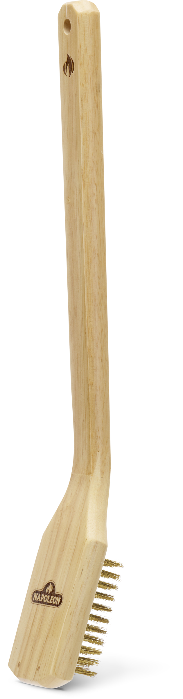 Napoleon Essential Grillbürste mit Messingborsten und Holzgriff GABR003