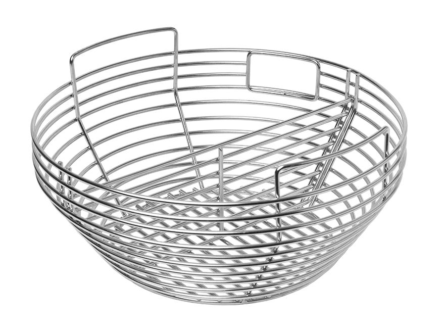 Monolith LeCHEF Kohlekorb geteilt Edelstahl für Monolith Le Chef 201046-L