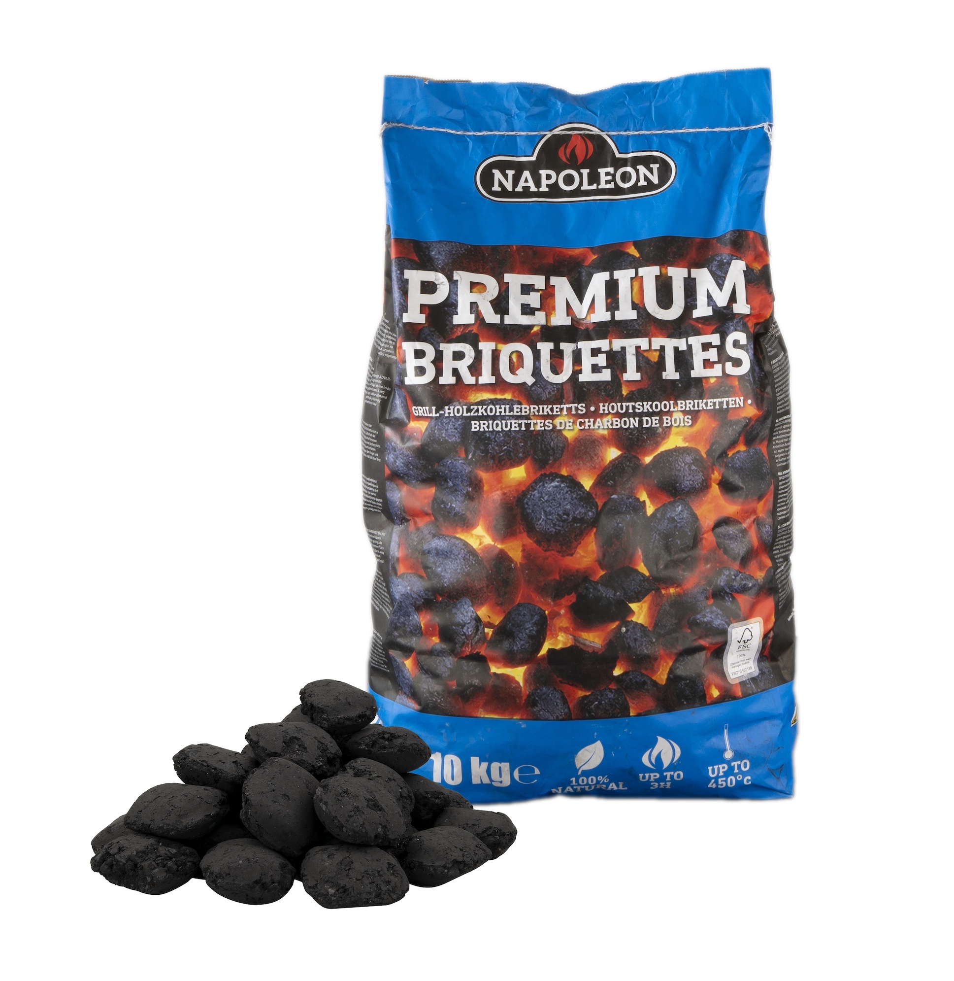 Napoleon Premium Grillbriketts 10 kg 67104