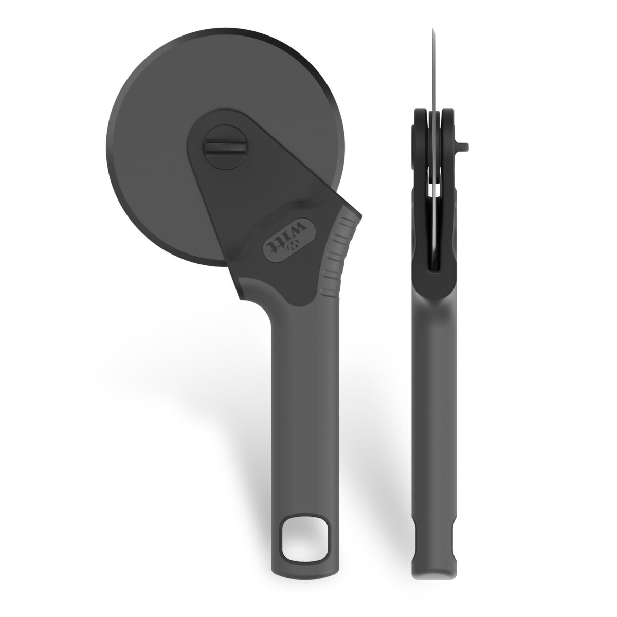 Witt Pizza-Schneiderad Pizzaschneider Black Edition mit Softgriff 48651033