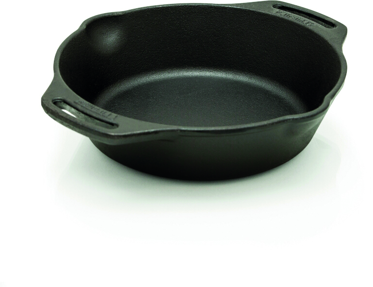 Petromax Grill-Feuerpfanne FP20H-T mit zwei Henkeln Gusseisen Pfanne 1,0 Liter Ø 20 cm