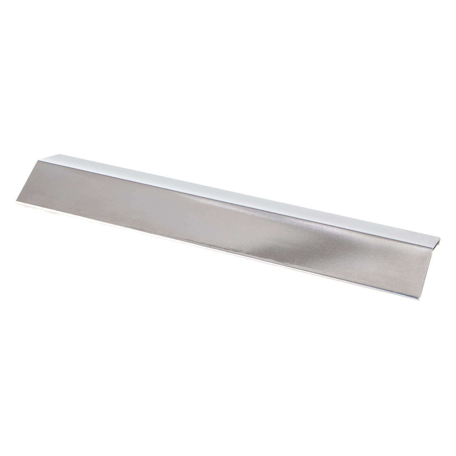 Allgrill Flammenschutzblech aus Edelstahl ausziehbar 35-60x13,5x4 cm Flammblech