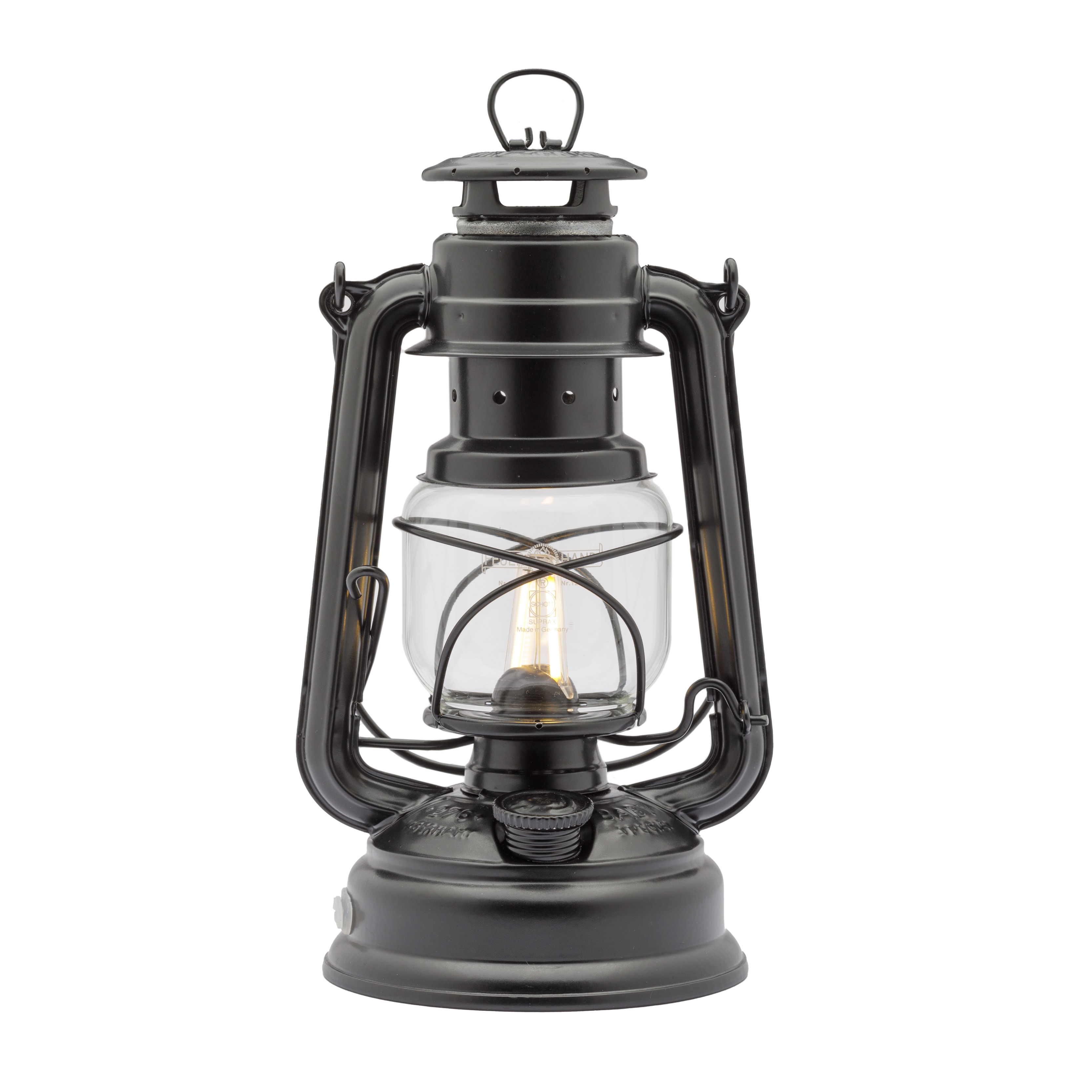 Feuerhand LED Laterne Baby Special 276 Matt Black Dimmbar