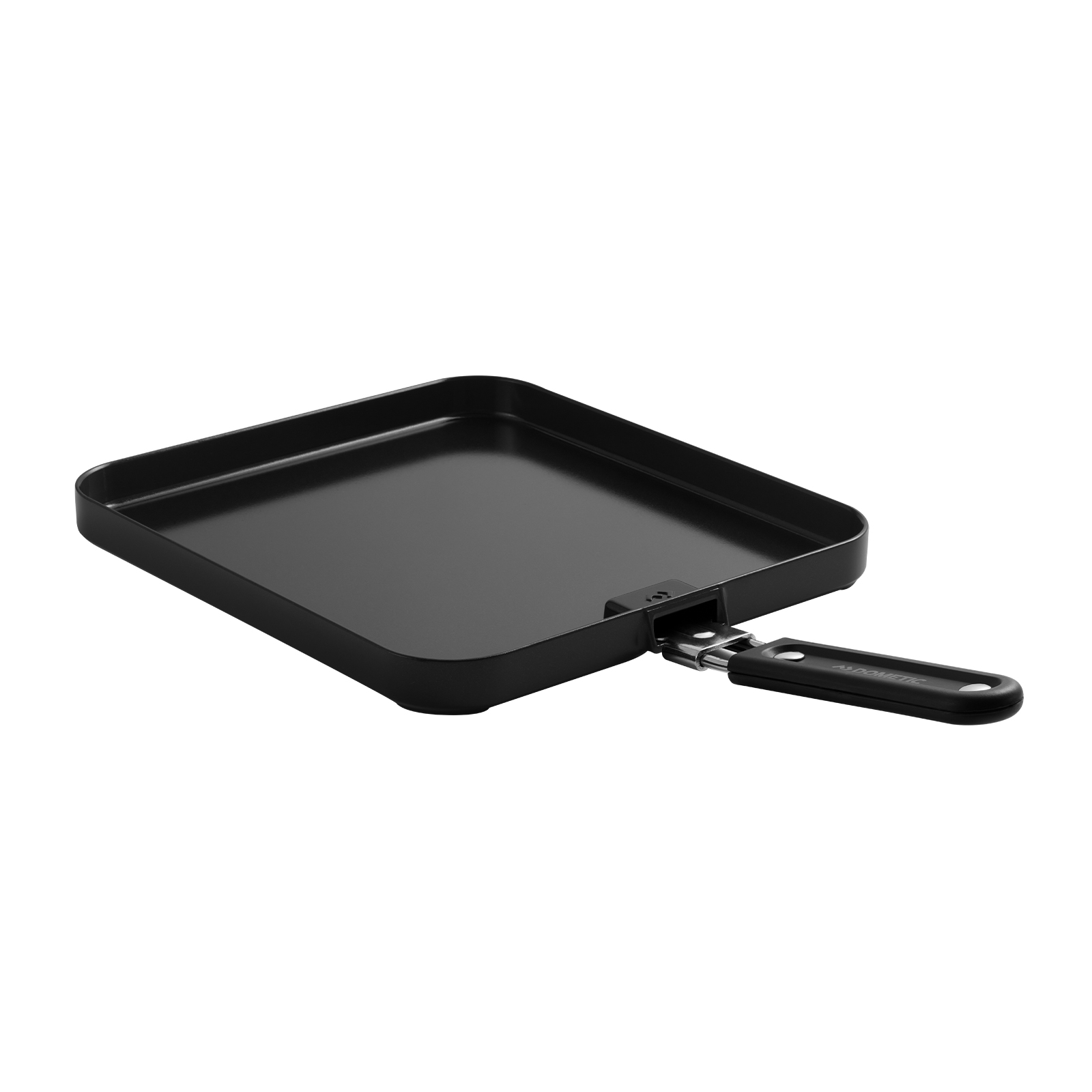 Cadac Glatte Universal-Grillplatte für 2-Cook 3 aus Aluminium mit Griff 25 x 27 cm 98715C