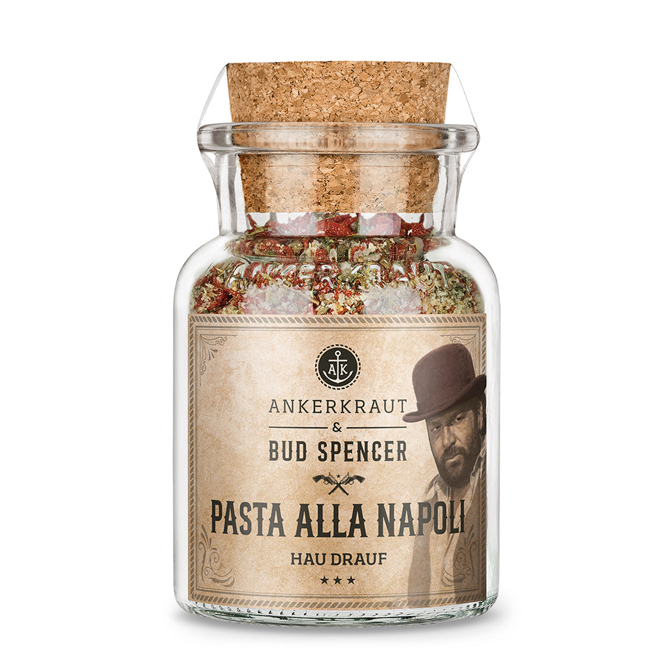 Ankerkraut Pasta alla Napoli (Bud Spencer) Gewürzmischung im Korkenglas 95 g