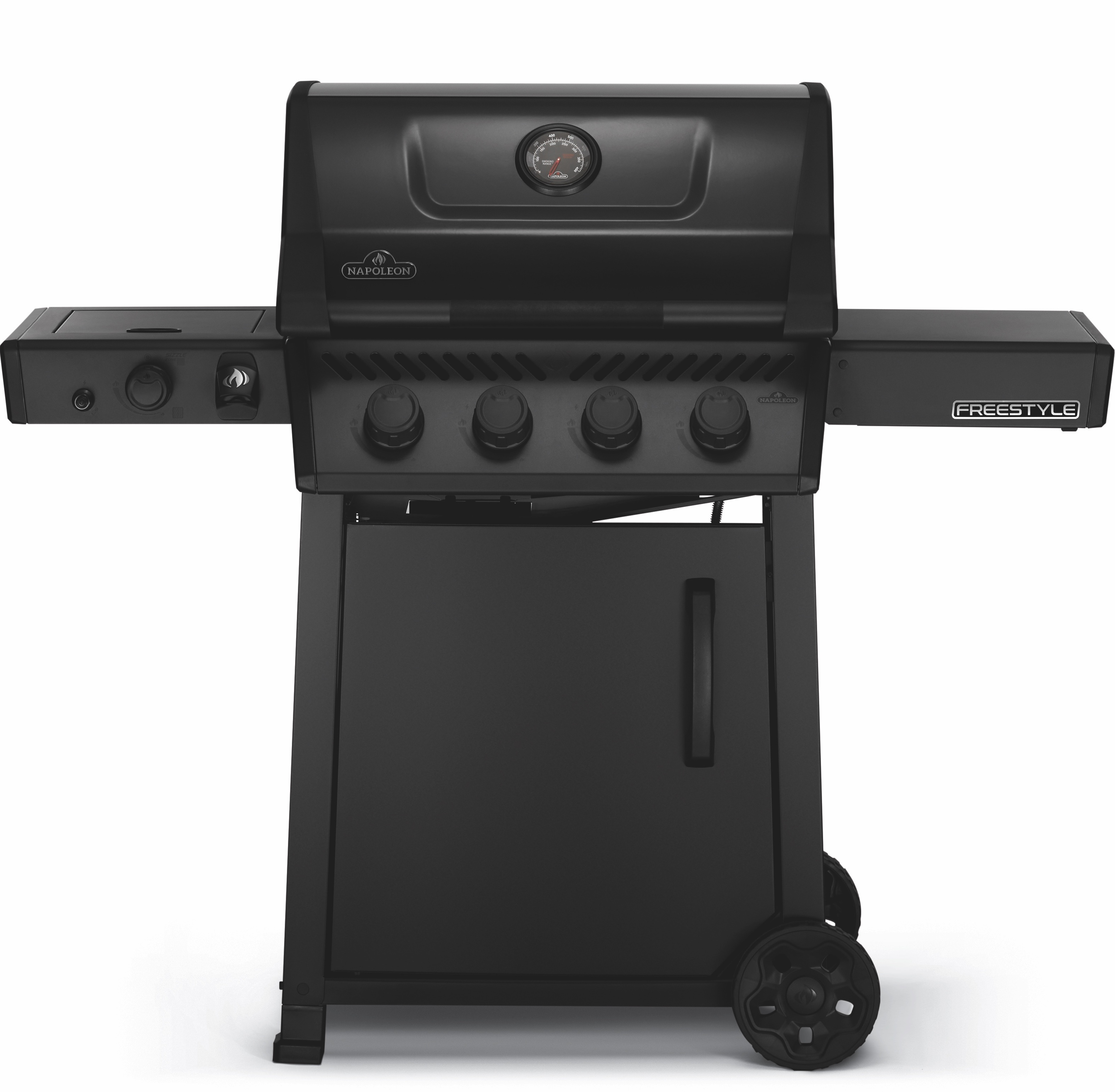 Napoleon Phantom Freestyle PRO 425 Gasgrill Mattschwarz 4 Brenner & SIZZLE ZONE FP425DSIBPK-1-DE-PHM