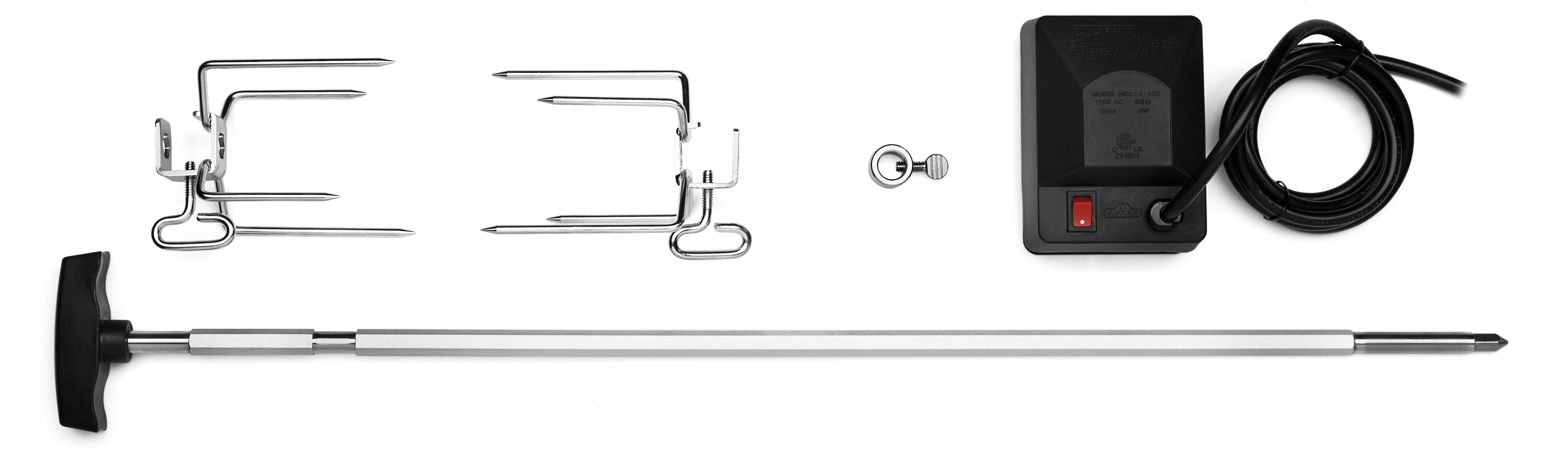 Napoleon Drehspieß-Set Rotisserie Heavy Duty für Holzkohle Kugelgrill PRO-3 Serie 69242