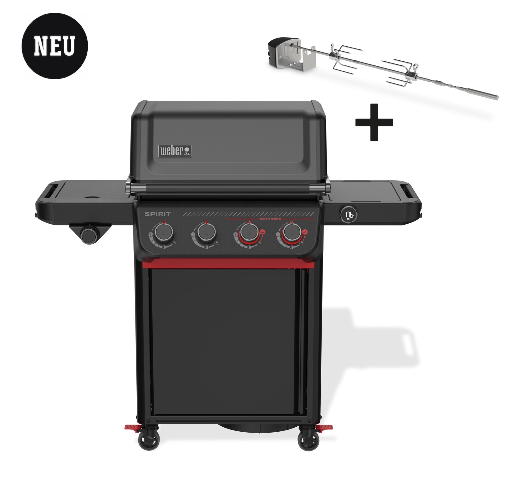 Weber Spirit EP-435R Gasgrill Stealth Edition (2025) inkl. Drehspieß 1501511