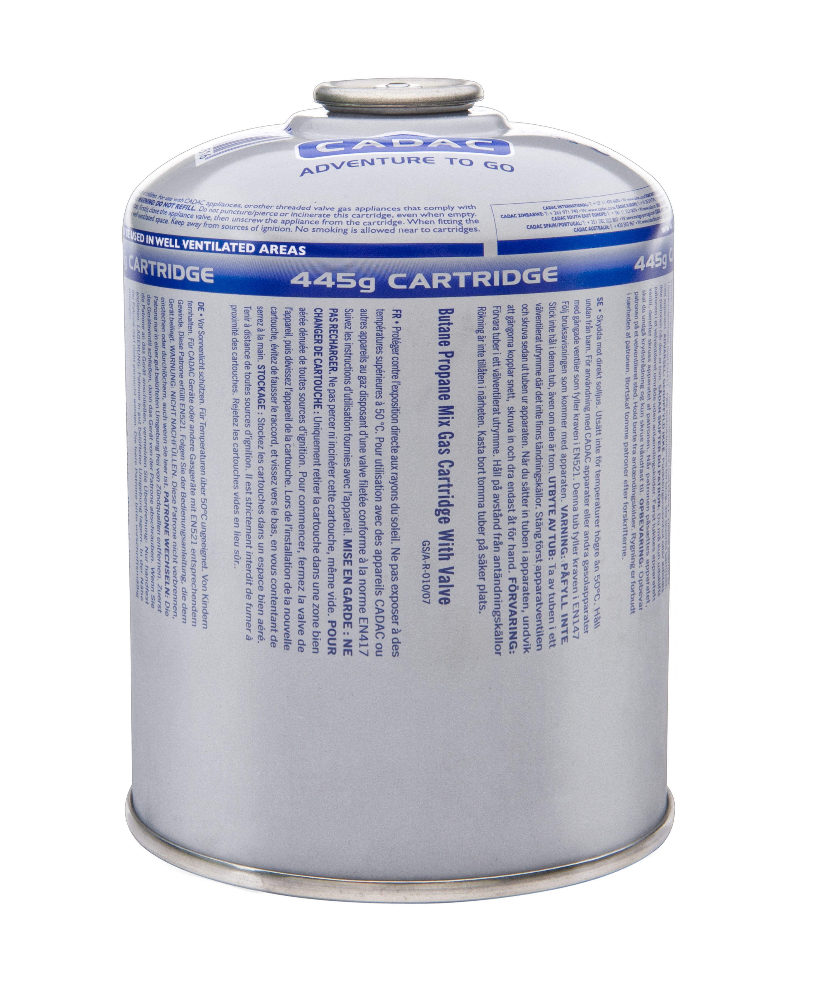 Cadac Gascartridge Gaskartusche Butan/Propan 445g EN417 CA445-N