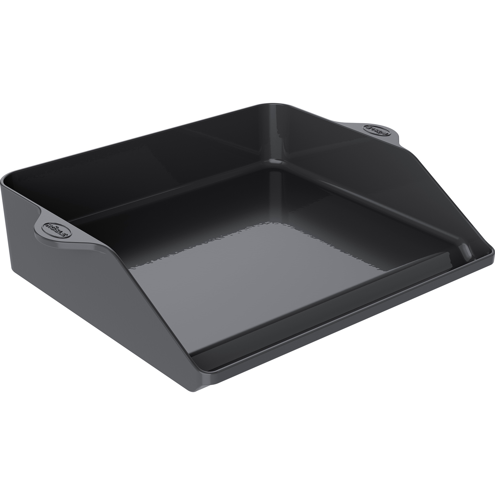 Rösle Plancha-Grillplatte mit hohem Rand aus Gusseisen porzellanemailliert 36,5 x 46,5 cm 250429