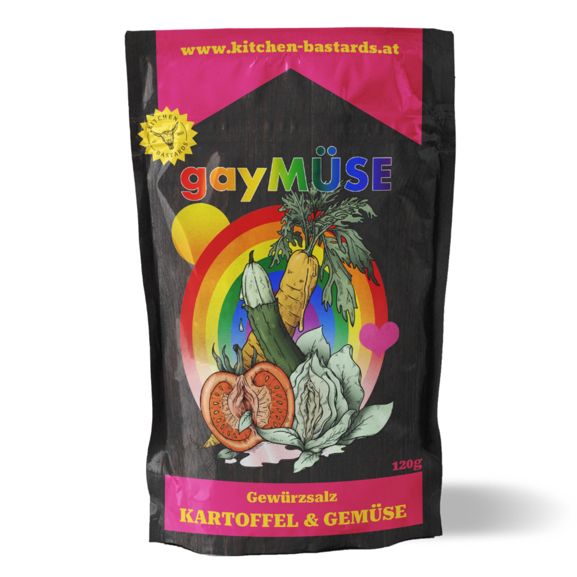 Kitchen Bastards gayMÜSE - Kartoffel & Gemüse Gewürz 120 g