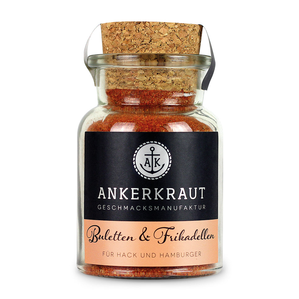 Ankerkraut Buletten & Frikadellen Gewürz Gewürzmischung im Korkenglas 100 g