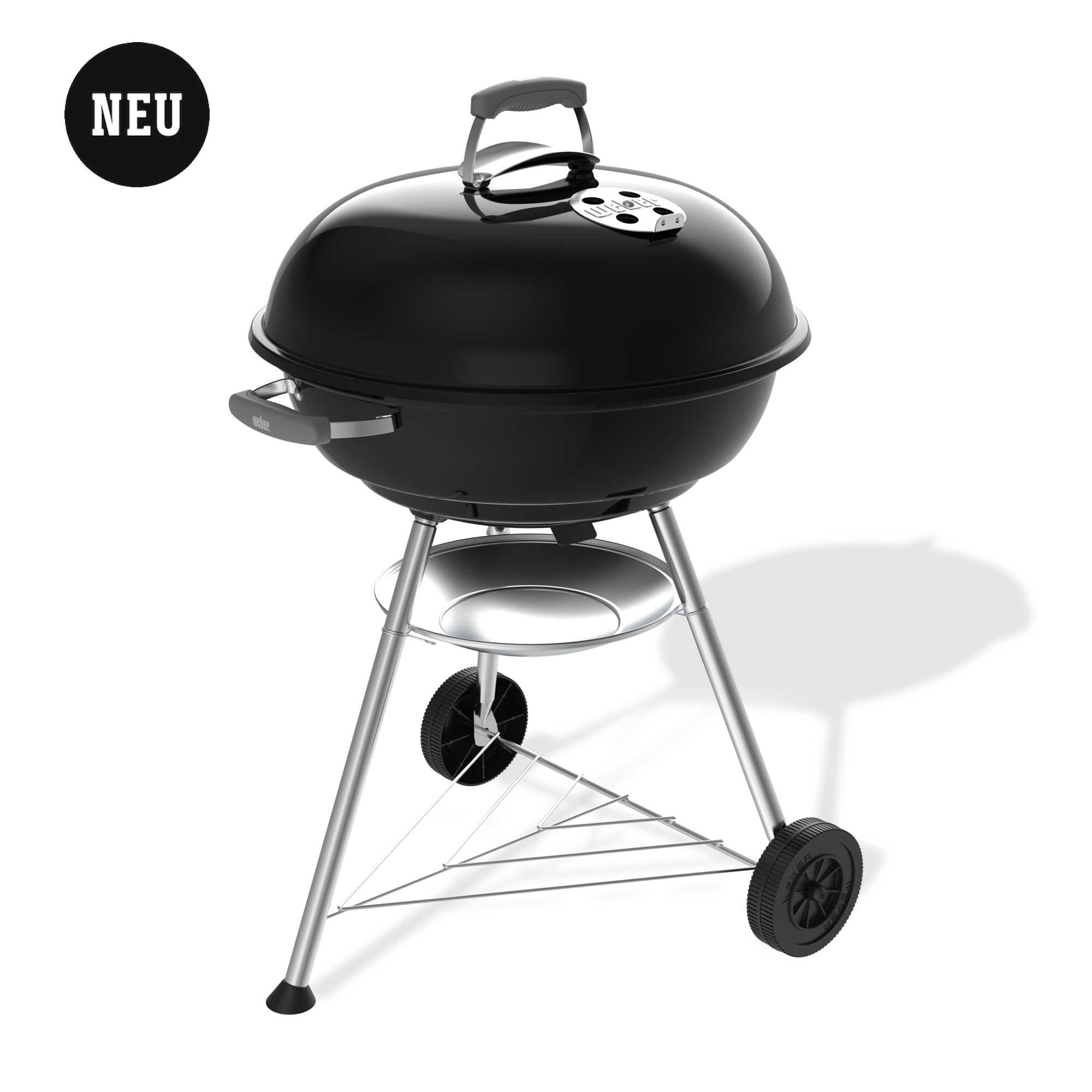 Weber Compact Kettle Holzkohlegrill Ø 57 cm Black 1502061