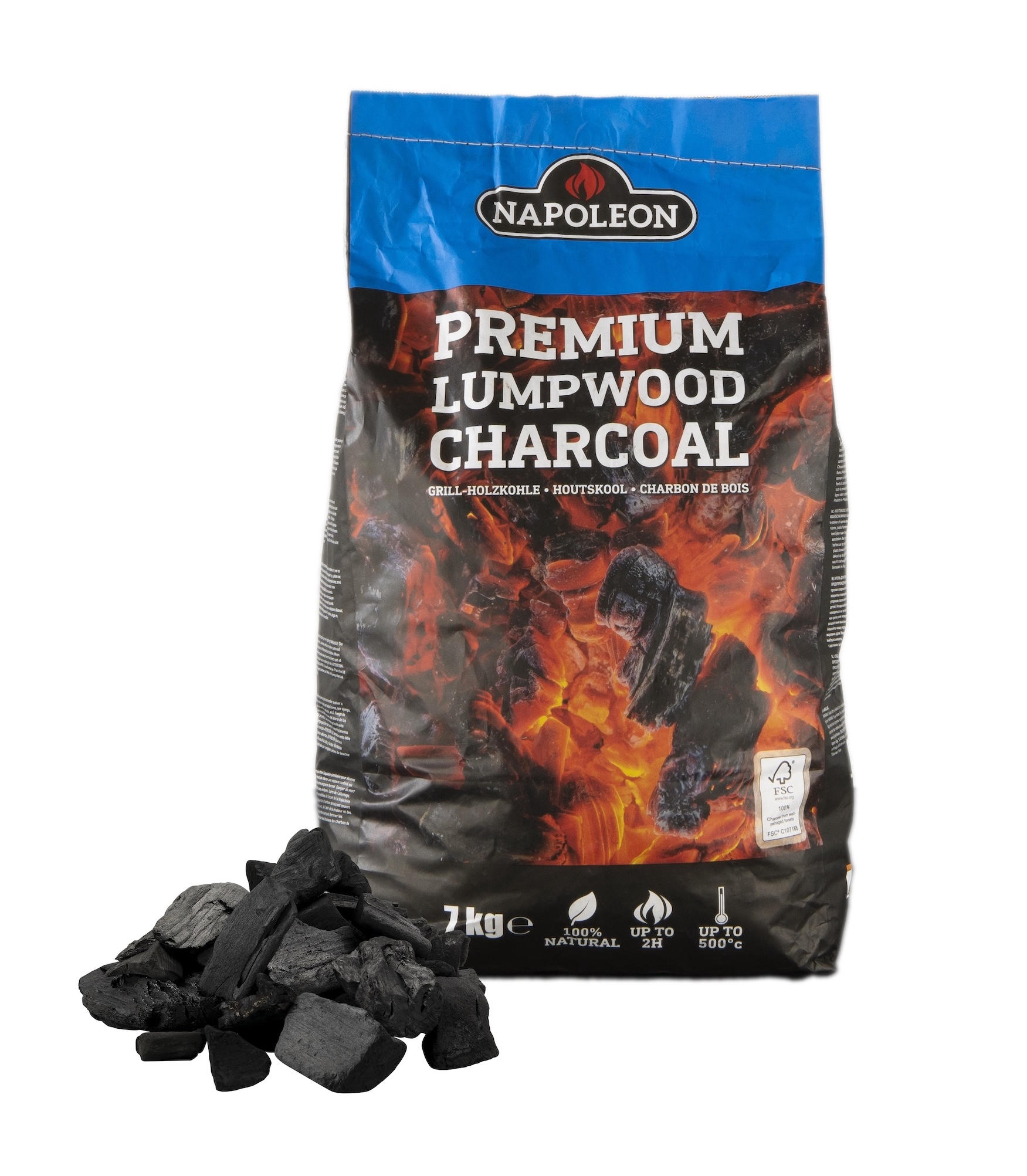 Napoleon Premium Holzkohle 7 kg 67105