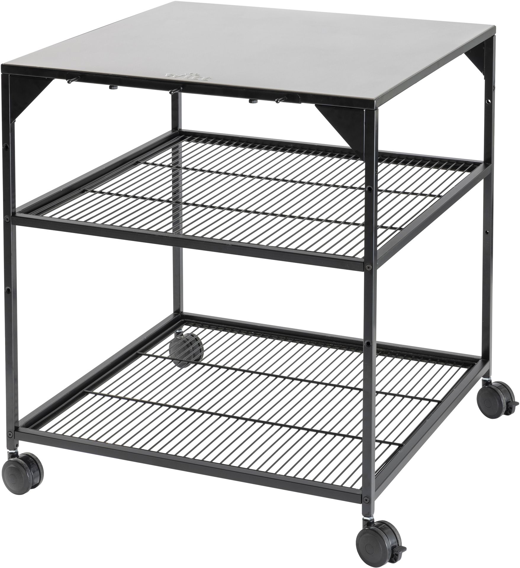 Witt Pizza-Tisch XL mit 4 feststellbaren Rädern 80 x 80 x 90 cm 48651013