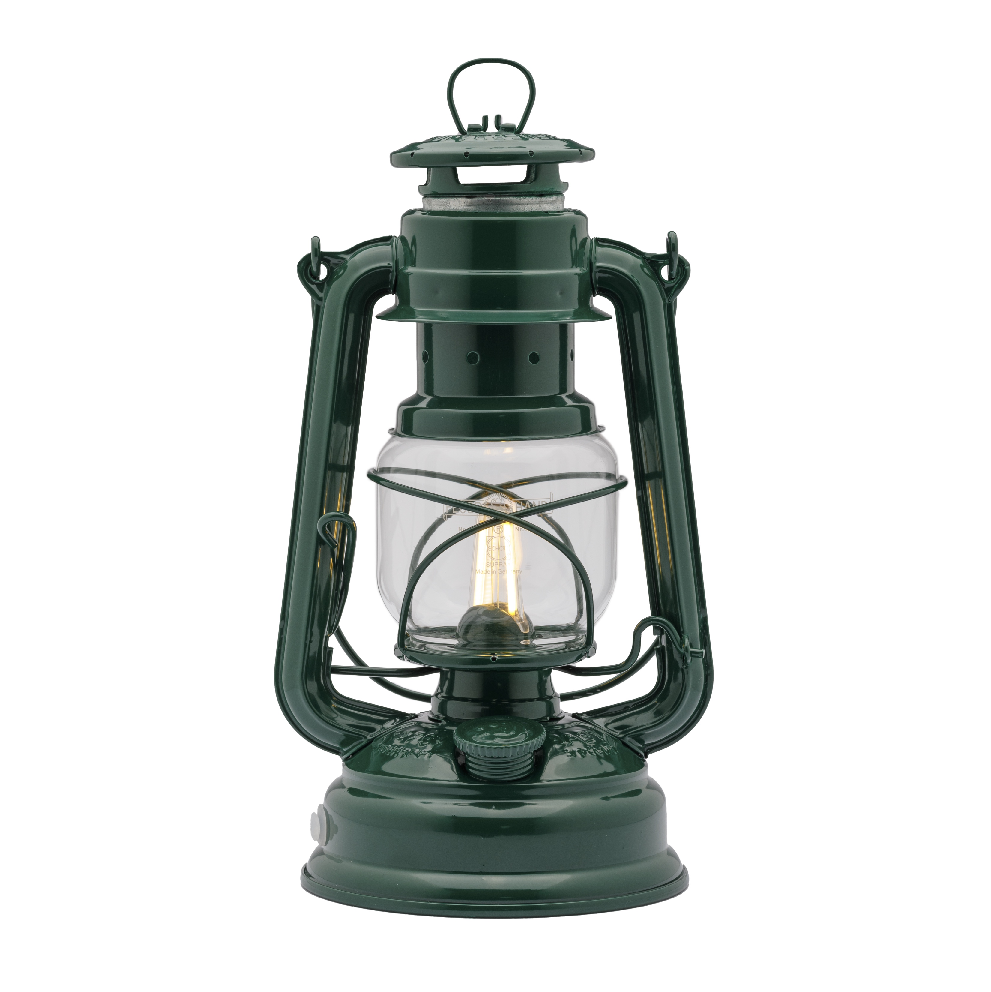 Feuerhand LED Laterne Baby Special 276 Moss Green Dimmbar