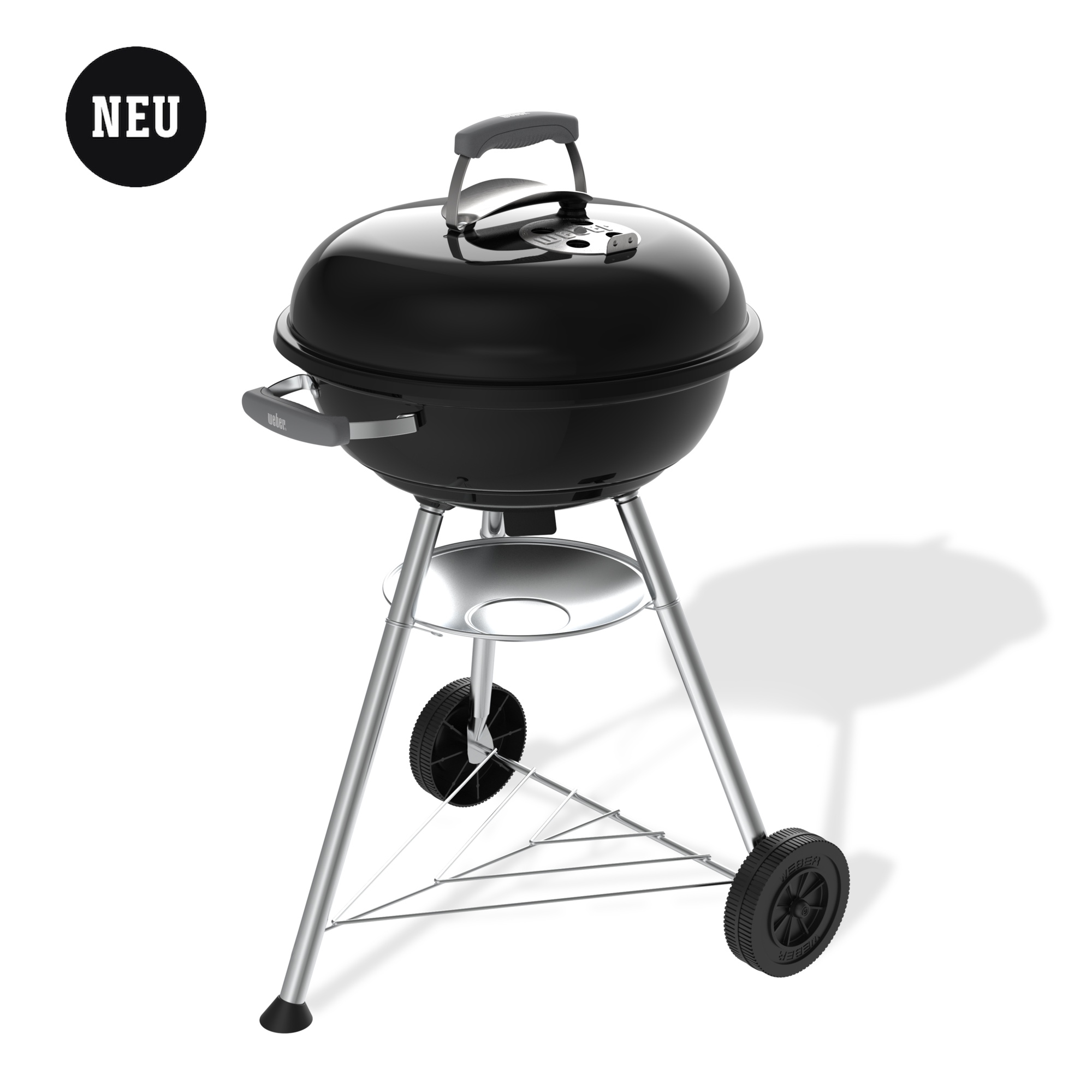Weber Compact Kettle Holzkohlegrill Ø 47 cm Black 1502054