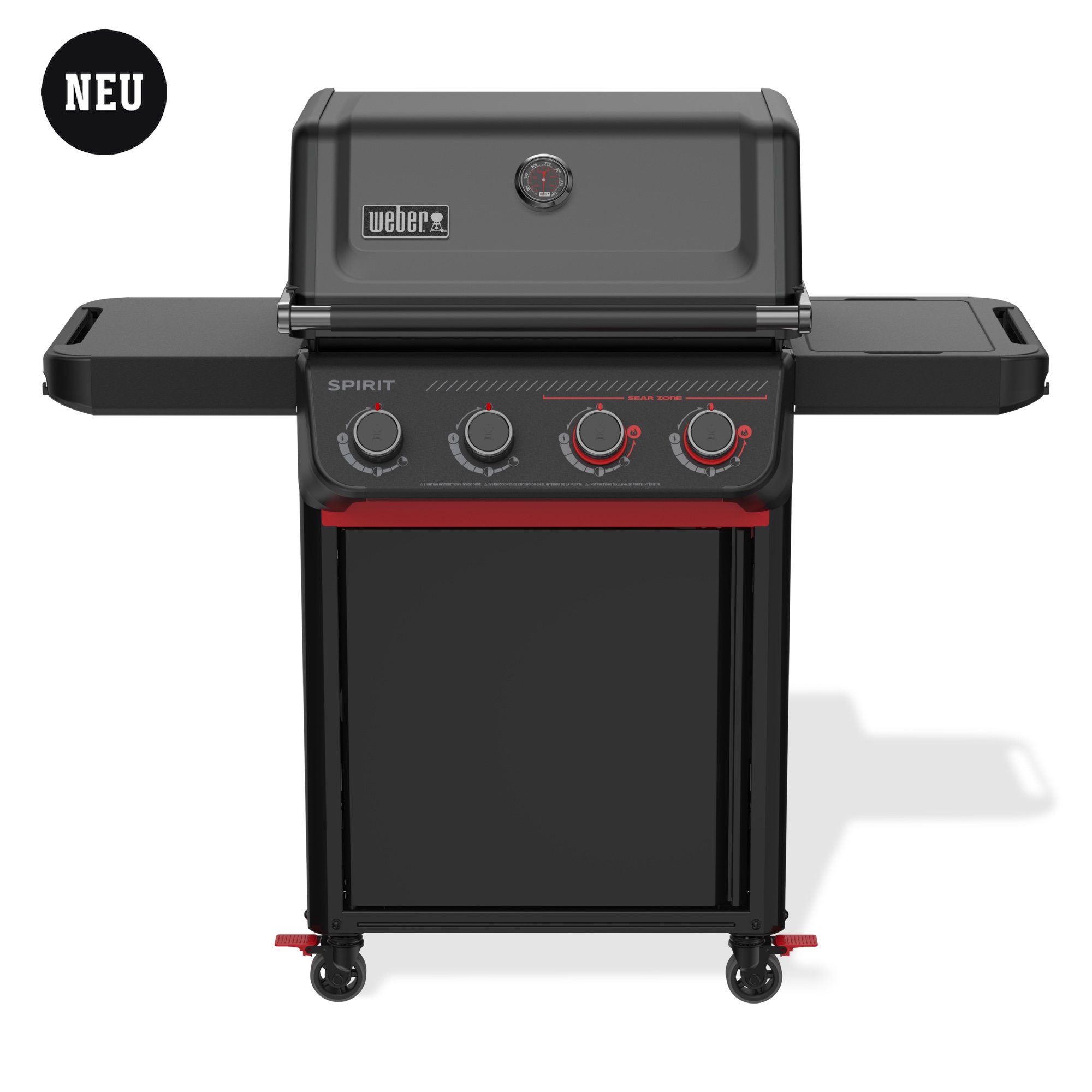 Weber Spirit E-425C Stealth Edition Gasgrill Mattschwarz - LIMITIERTE EDITION 1502289