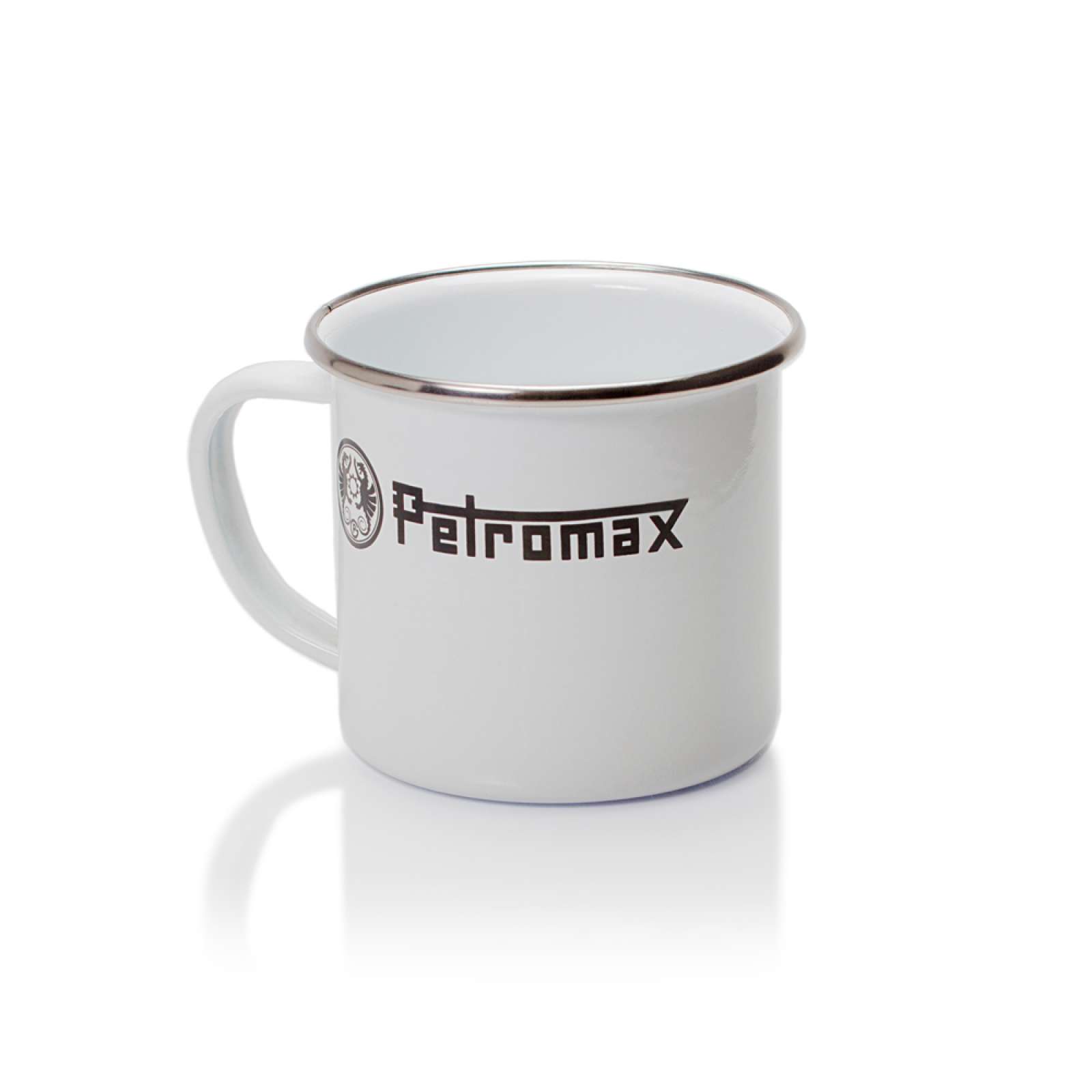 Petromax Emaille Becher weiß 300 ml - Emaillierter Kaffeebecher perfekt für Camping & Outdoor