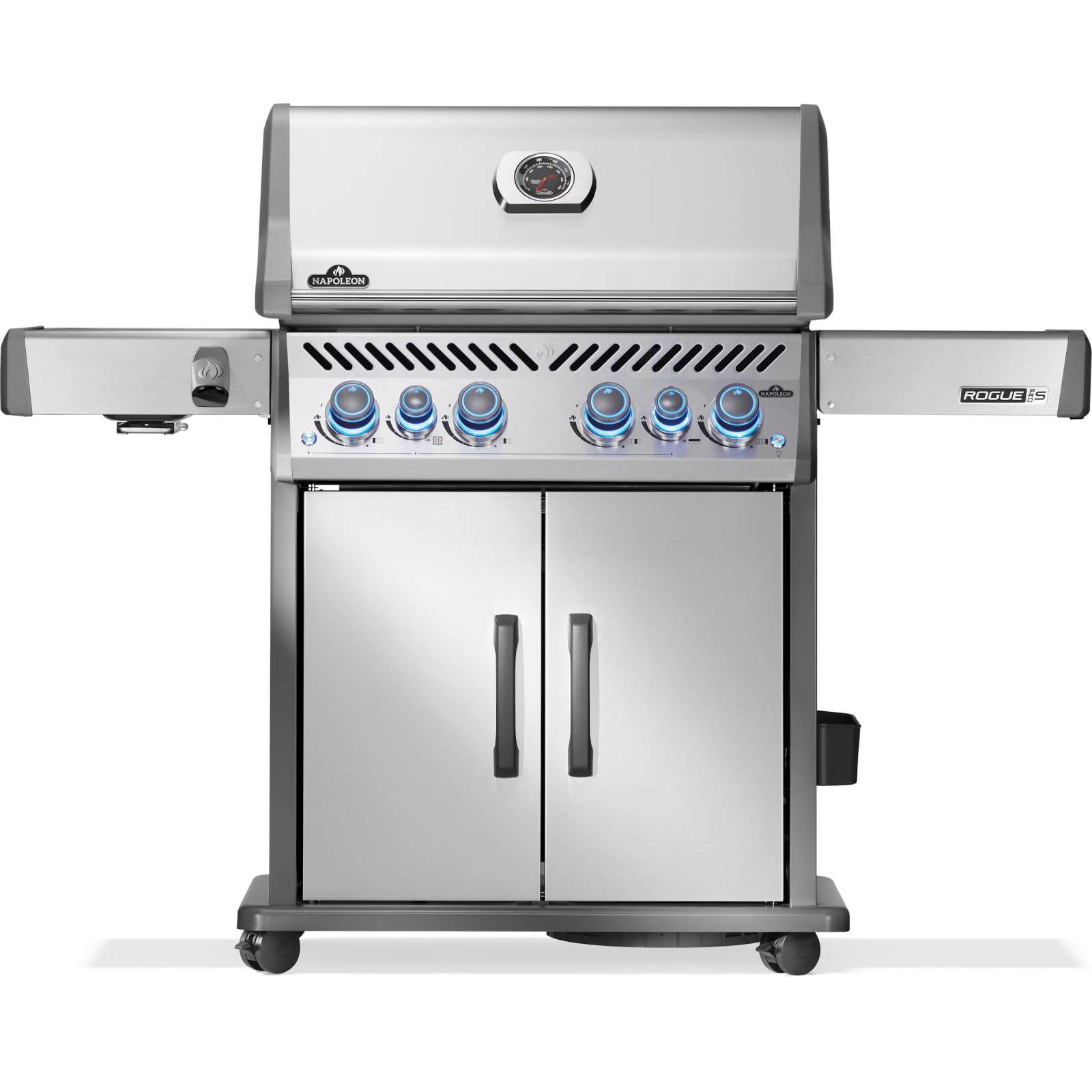 Napoleon Rogue PRO-S 525 Edelstahl Gasgrill mit SIZZLE ZONE & Edelstahl Rosten RPS525RSIBPSS-2-DE