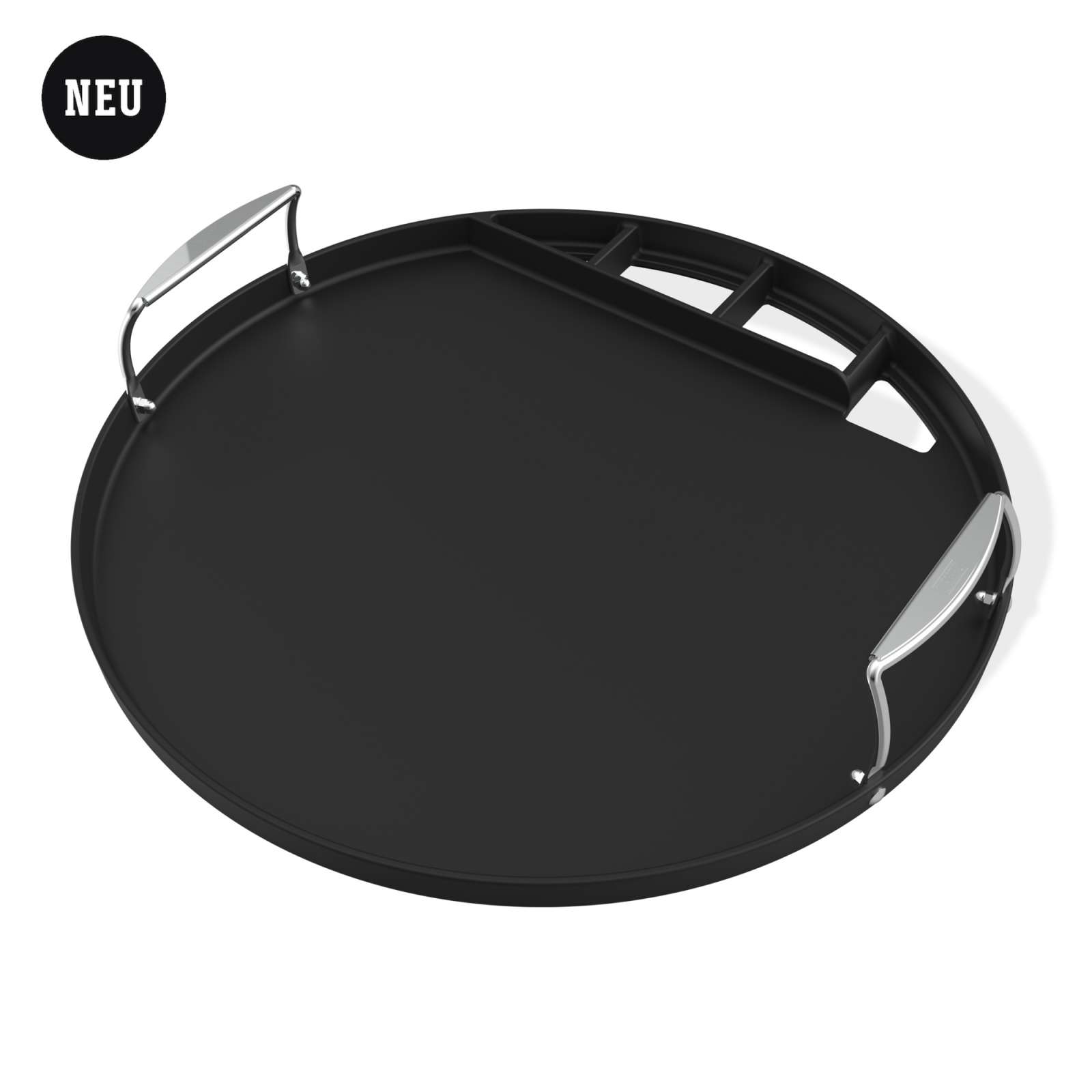 Weber Full-Size Grillplatte Plancha-Einsatz für Holzkohlegrills mit 57 cm 3400844