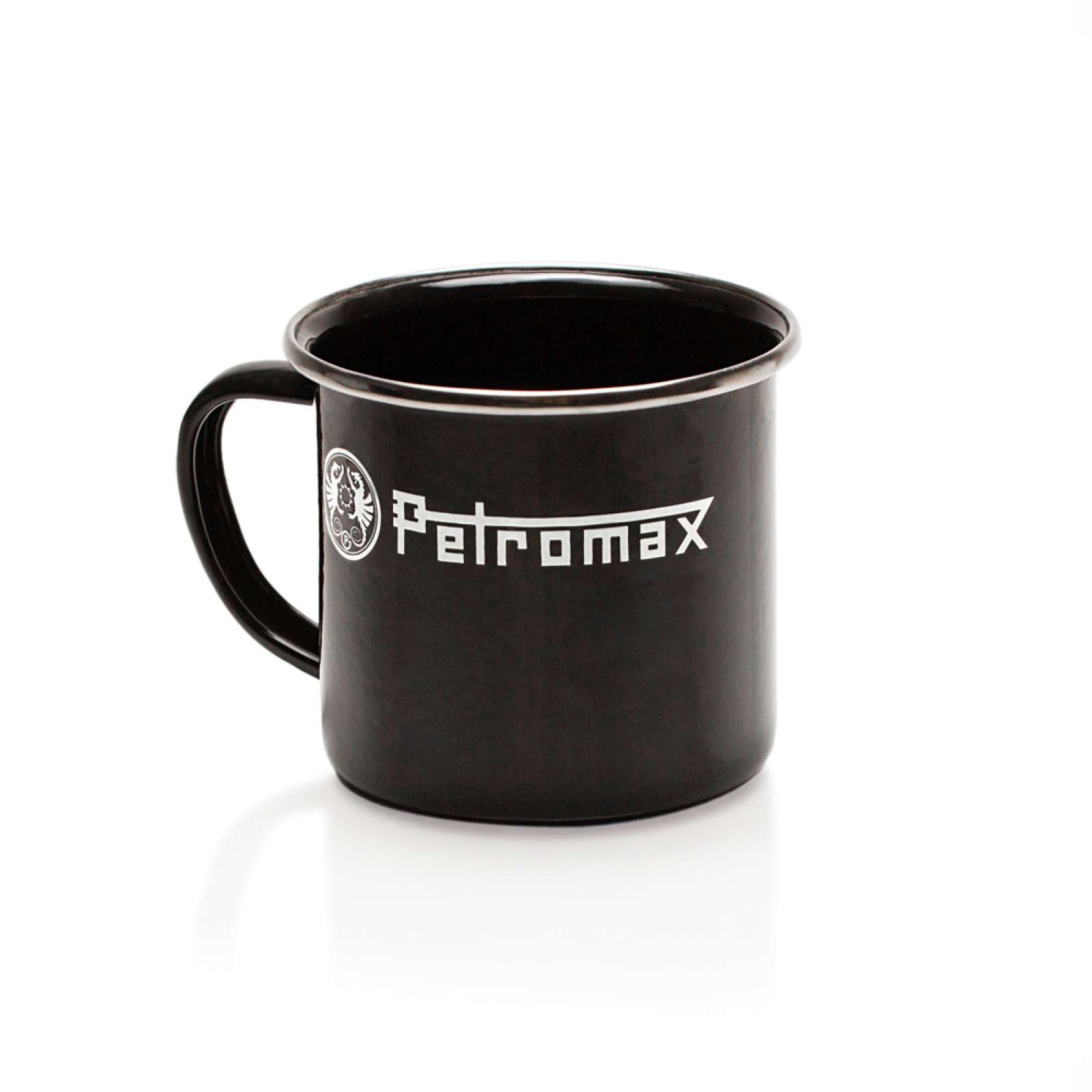 Petromax Emaille Becher schwarz 300 ml - Emaillierter Kaffeebecher perfekt für Camping & Outdoor