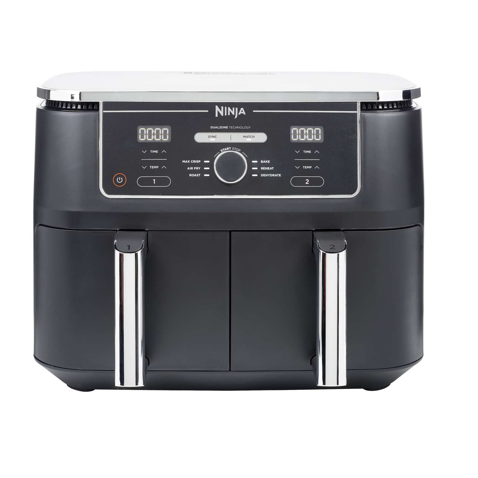 Ninja Foodi MAX Dual Zone Heißluftfritteuse Air Fryer 9,5 Liter AF400EU