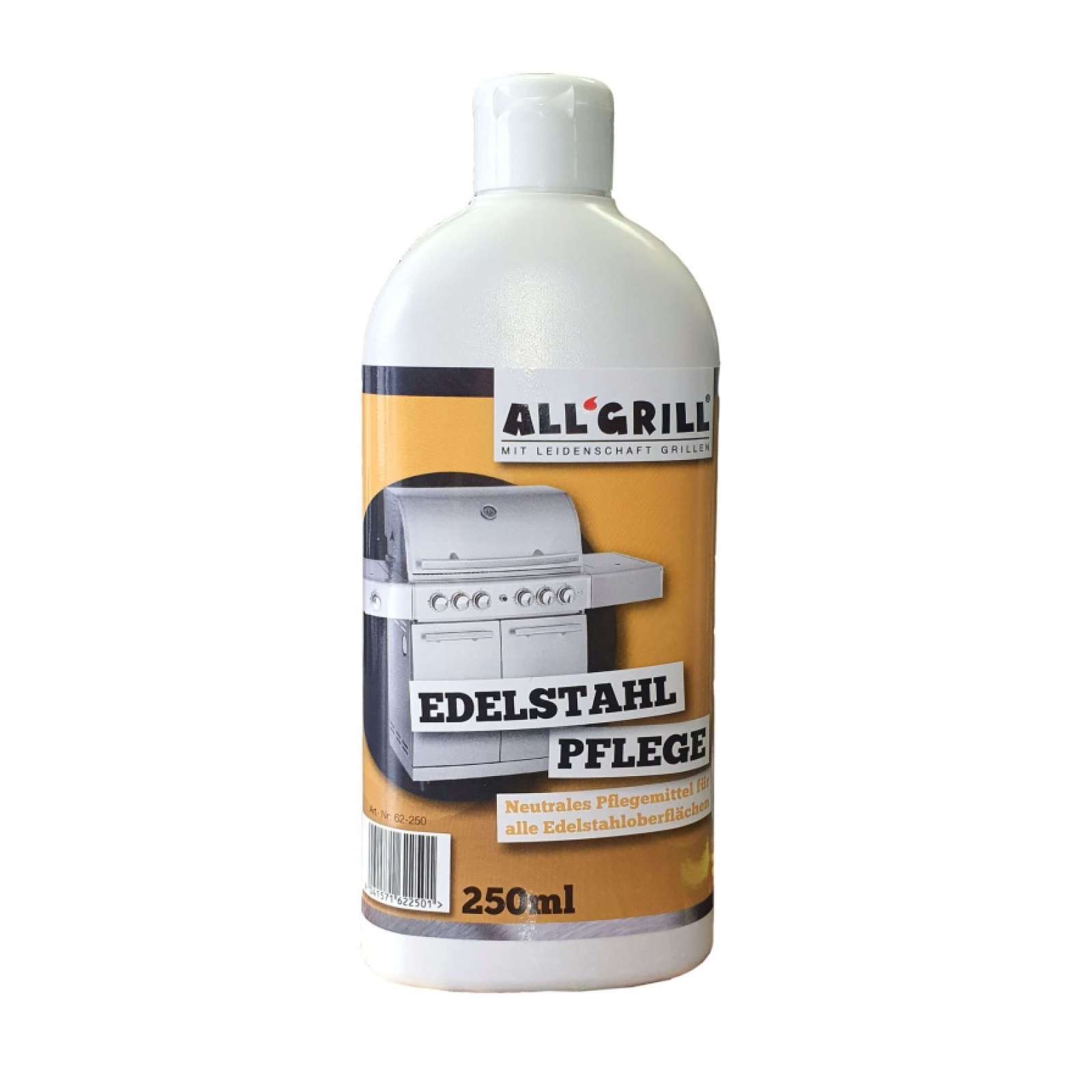 ALLGRILL Edelstahl-Pflegemittel 250 ml Edelstahlpflege PE-Flasche 62-250